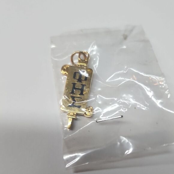 Vintage Gold Tone  Phi Eta Sigma  National Honor Society Fraternity - Picture 1 of 2